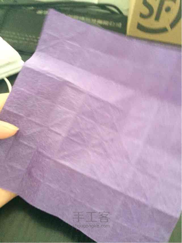 川崎玫瑰折纸教程 第9步