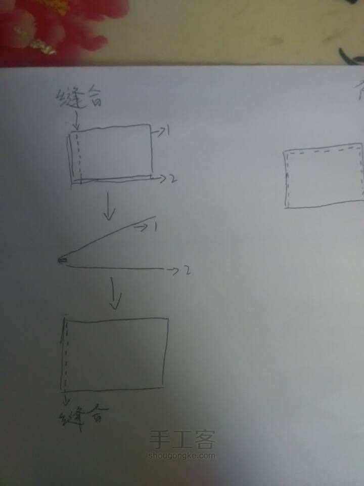 碎花雪纺吊带裙 第5步