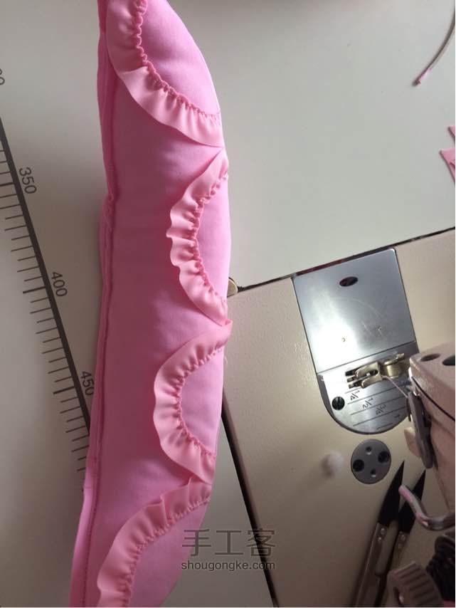 手工娃娃床 抱枕 第18步