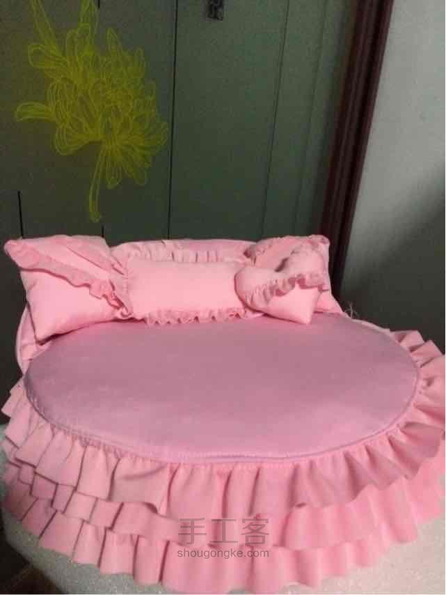 手工娃娃床 抱枕 第29步