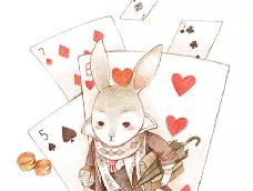 教你画可爱的兔兔先生（从快看漫画中转载）
