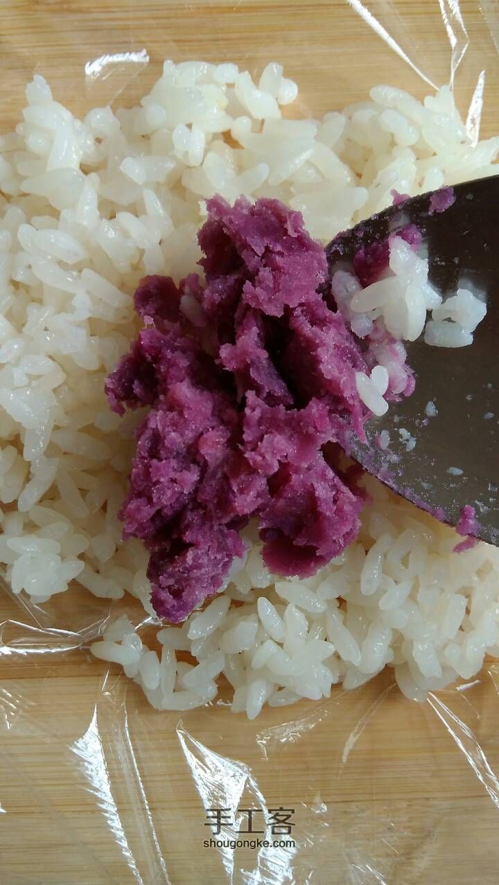 大迪子家—紫薯糍粑团 第7步