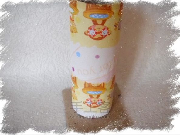 【舒茼花饰】卷纸芯筒什么的不要扔 都有用 第4步