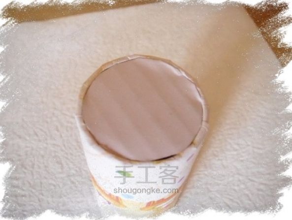 【舒茼花饰】卷纸芯筒什么的不要扔 都有用 第6步