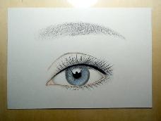 画一个好看的眼睛和眉毛，希望可以帮助到姑娘们😊