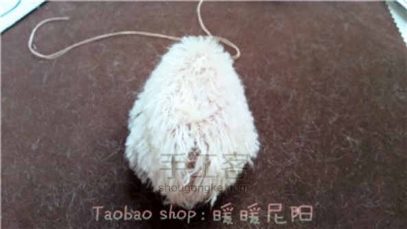 艺术家熊 马海毛泰迪小熊 初级版 可定制 材料包有售 第25步