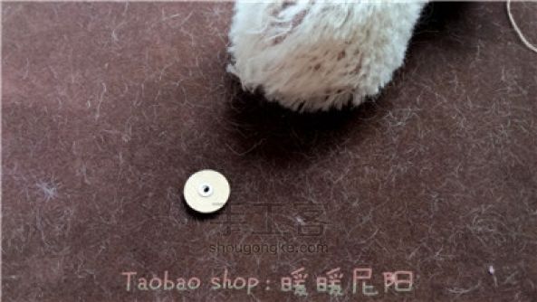 艺术家熊 马海毛泰迪小熊 初级版 可定制 材料包有售 第26步
