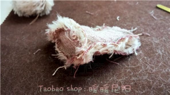 艺术家熊 马海毛泰迪小熊 初级版 可定制 材料包有售 第31步