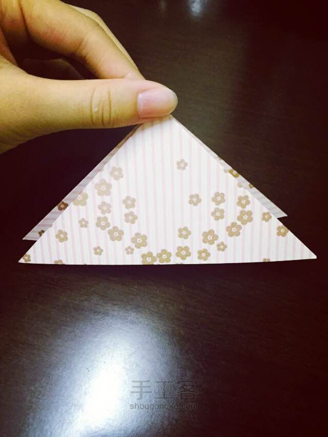 折纸蝴蝶 第2步