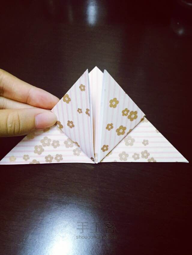 折纸蝴蝶 第3步