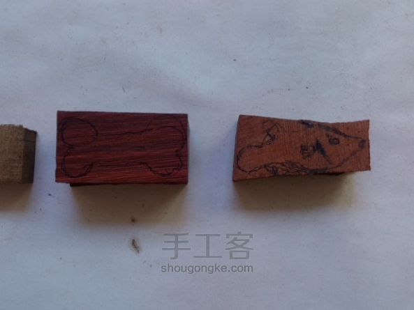 DIY原创：骨头和小鱼    边角料的利用 第2步