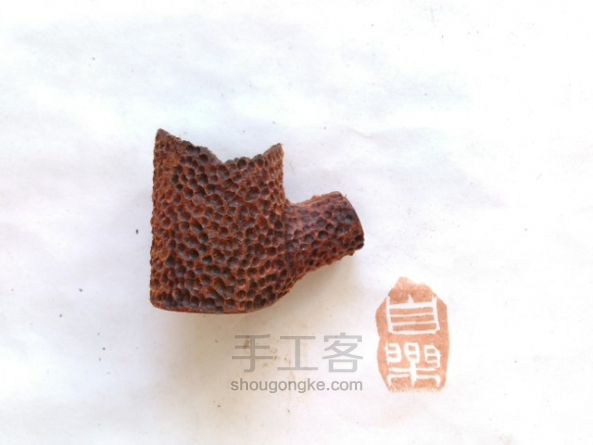 DIY  随型红木烟斗制作教程 第9步