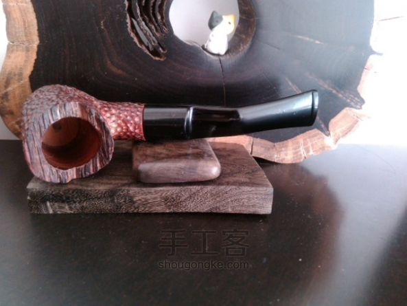 DIY  随型红木烟斗制作教程 第18步