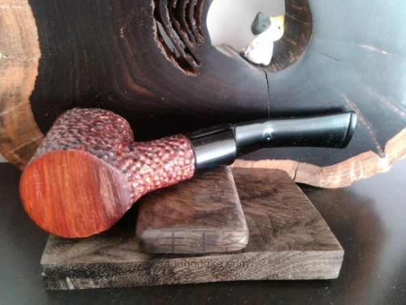 DIY  随型红木烟斗制作教程 第20步
