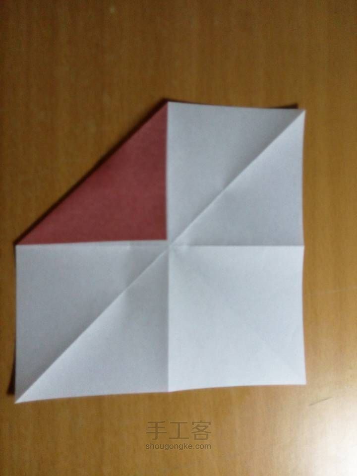 三角形书签 第3步