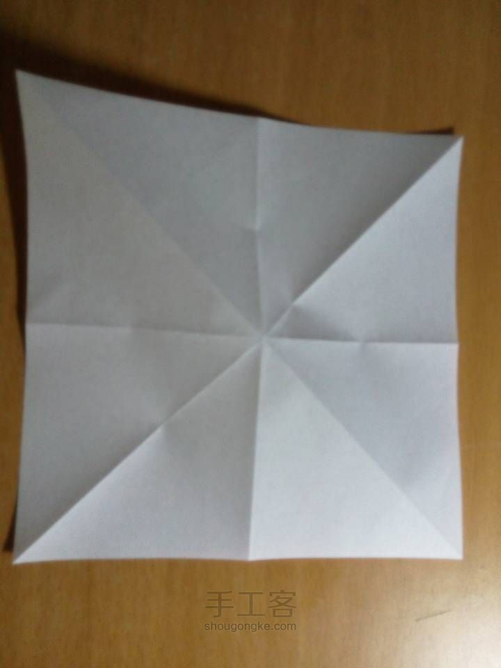 三角形书签 第2步
