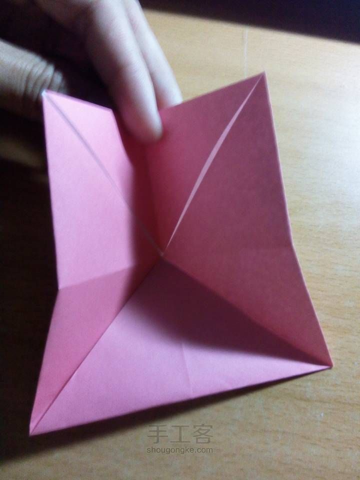 三角形书签 第5步