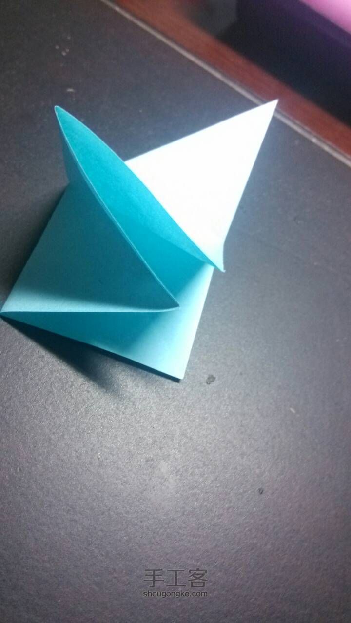 千纸鹤   两种折法 第5步