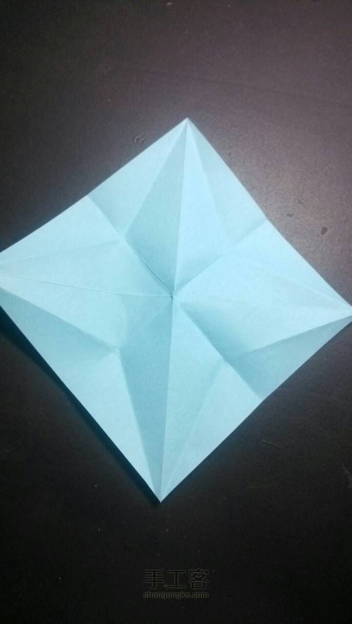 千纸鹤   两种折法 第8步