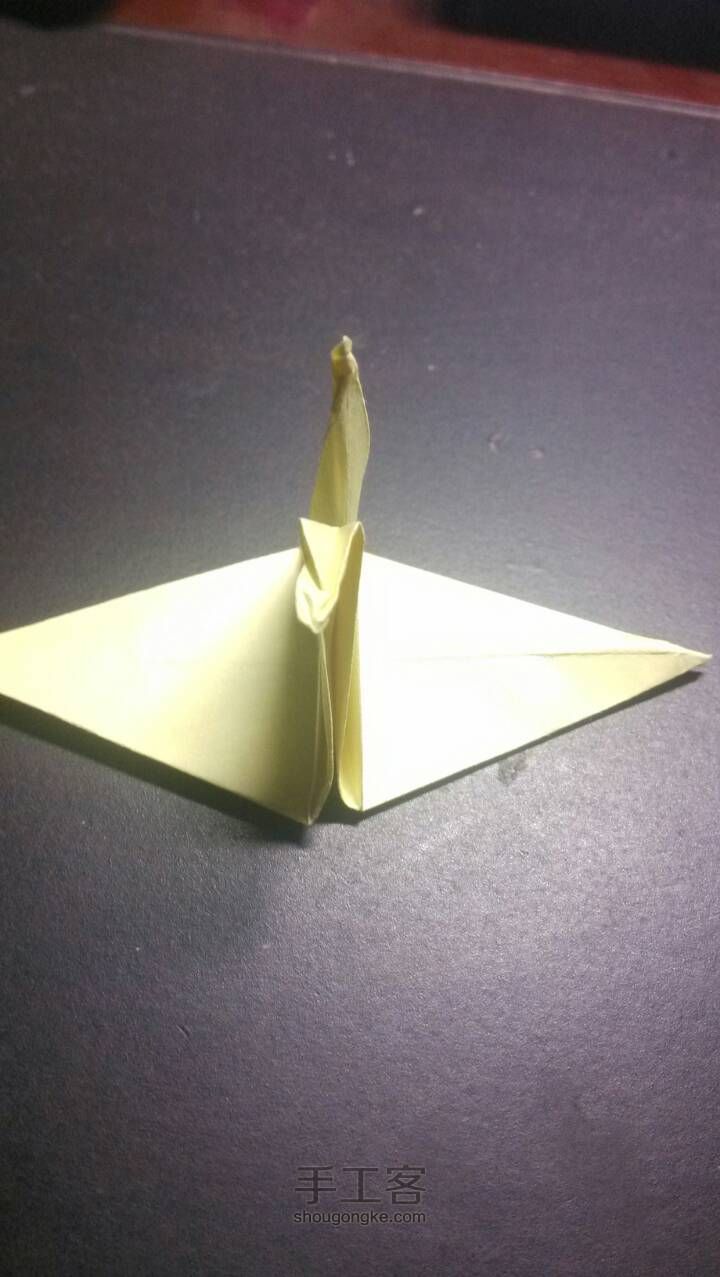 千纸鹤   两种折法 第23步