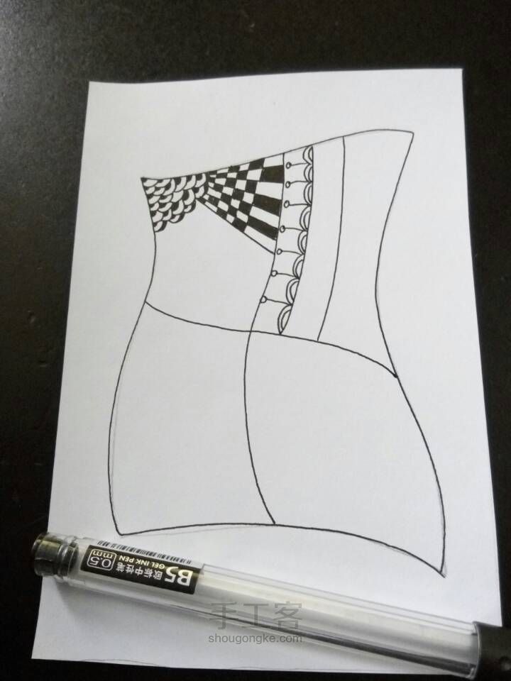 缠绕画!!!! 第3步