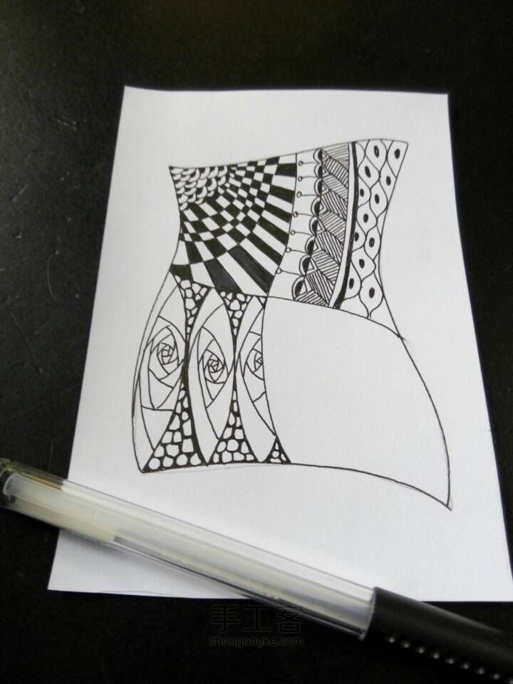 缠绕画!!!! 第5步