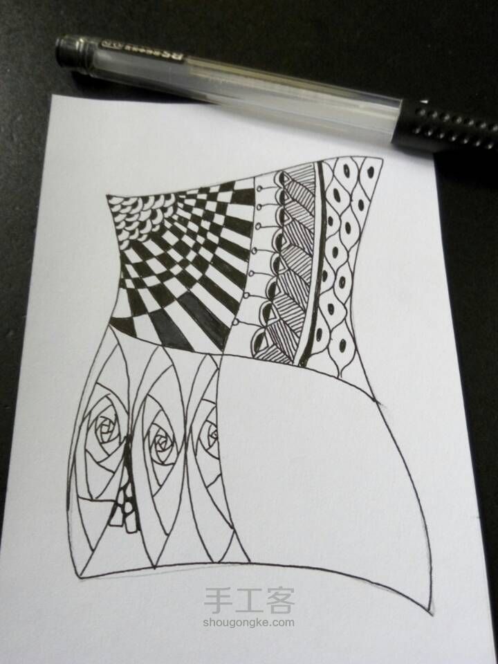 缠绕画!!!! 第4步