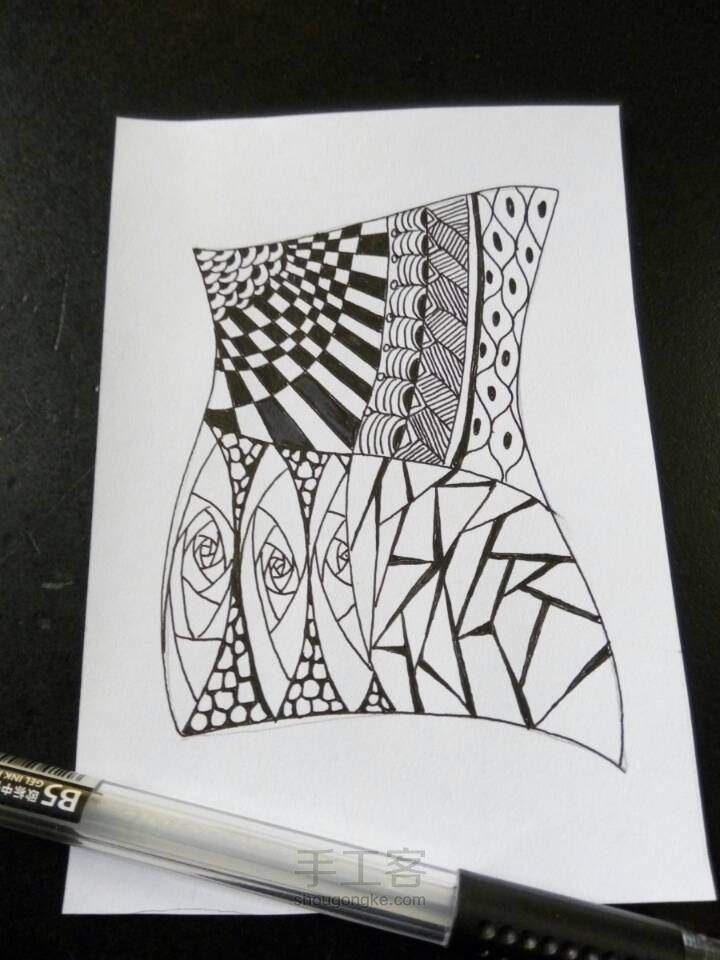 缠绕画!!!! 第6步