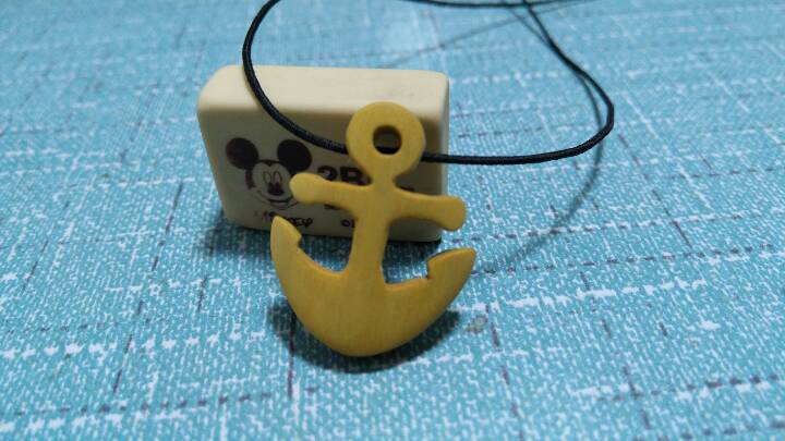 船锚挂件制作教程（枣木） 第5步