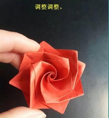 可爱折纸玫瑰花转载 第26步