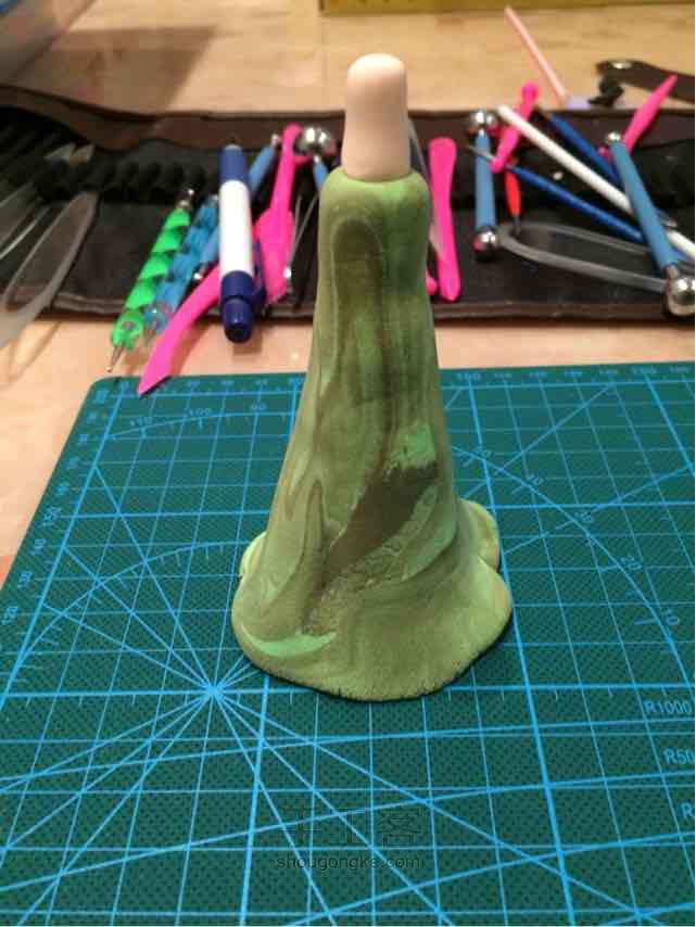 那一抹绿！军绿粘土人偶 第12步