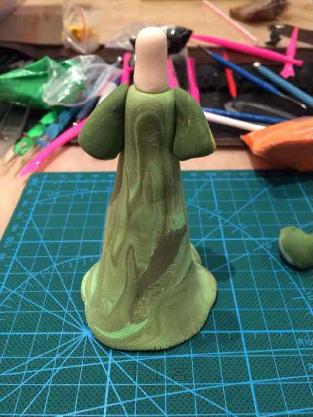 那一抹绿！军绿粘土人偶 第13步