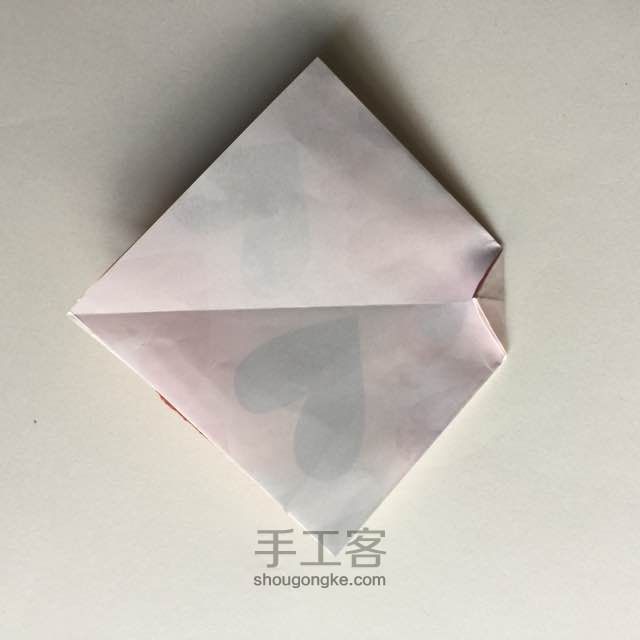 蝴蝶结折法 第4步