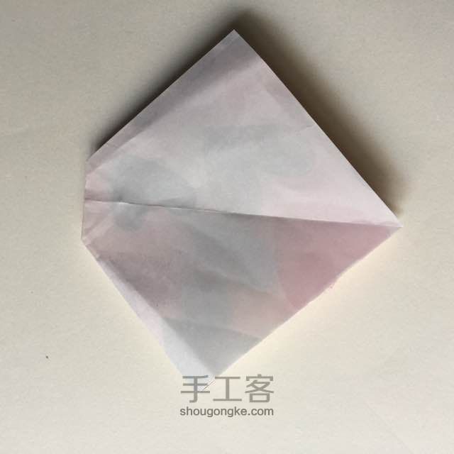 蝴蝶结折法 第6步