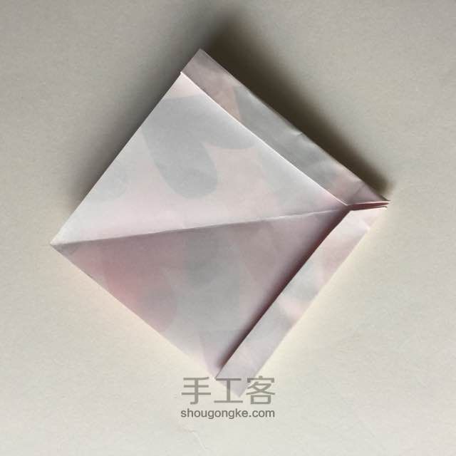 蝴蝶结折法 第7步