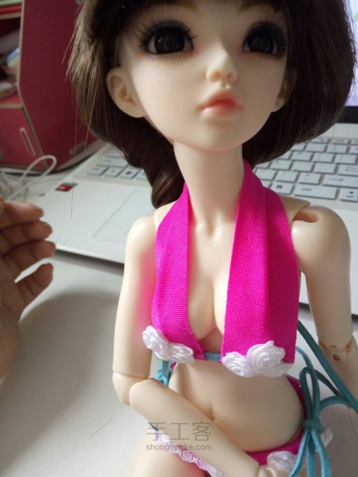 鱼骨辫编法 第10步