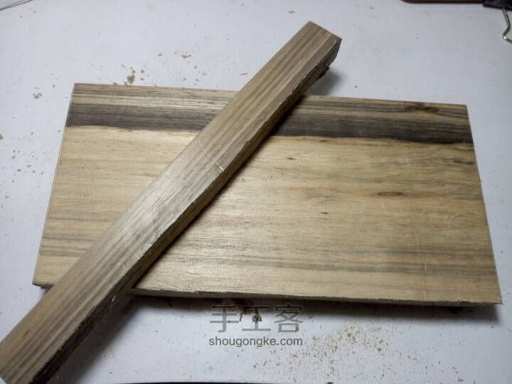 木制裁纸刀——新手、工具不全者皆可做！简单易学哦！！！！！！ 第2步