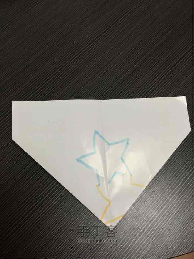 （纸盒系列十三）纸盒的折法 第4步