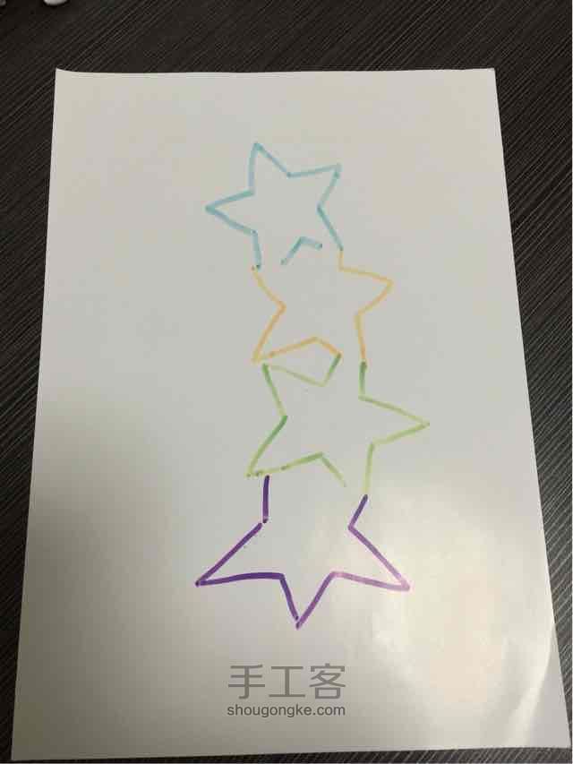（纸盒系列十三）纸盒的折法 第1步