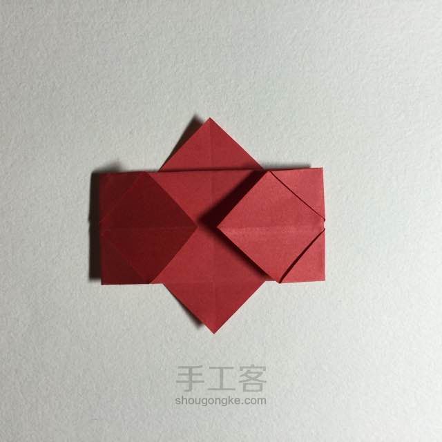 小灯笼折法 第6步