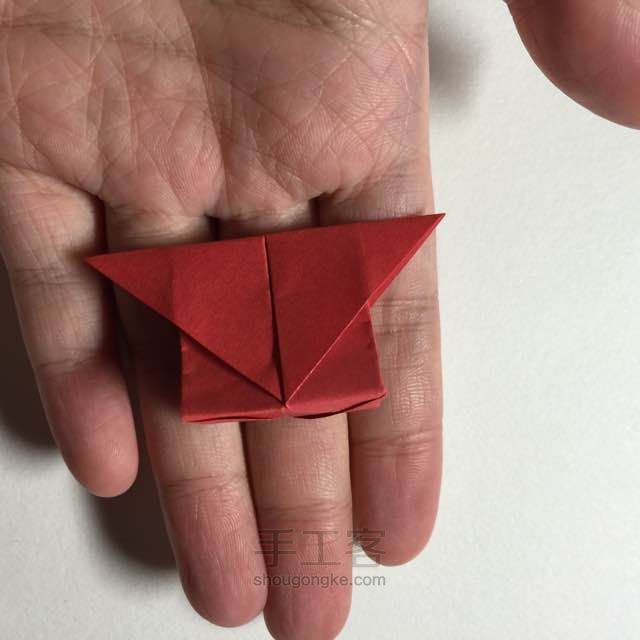 小灯笼折法 第9步