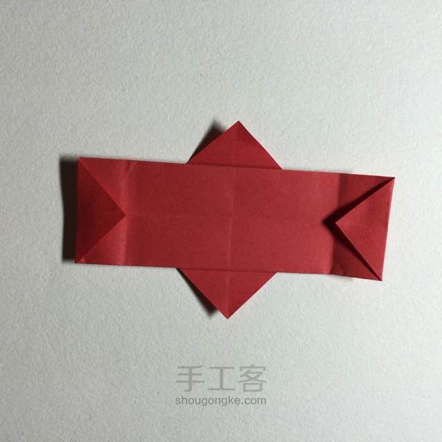 小灯笼折法 第7步