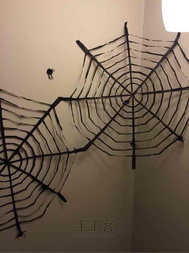 万圣节自制装饰之：蜘蛛网 第16步