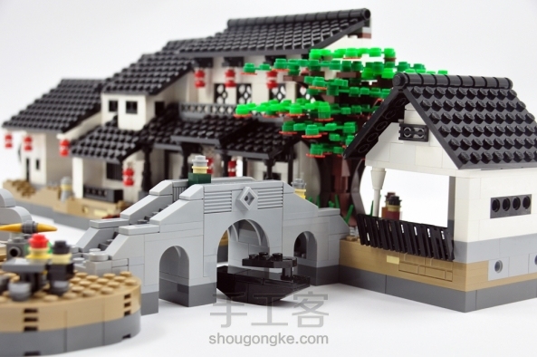 水乡--LEGO写意作品（erickou原创）听我讲那水乡的故事