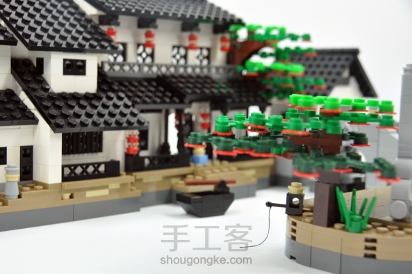 水乡--LEGO写意作品（erickou原创）听我讲那水乡的故事 第1张