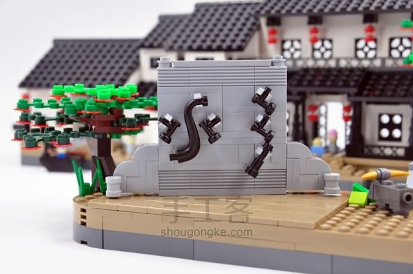 水乡--LEGO写意作品（erickou原创） 第2步