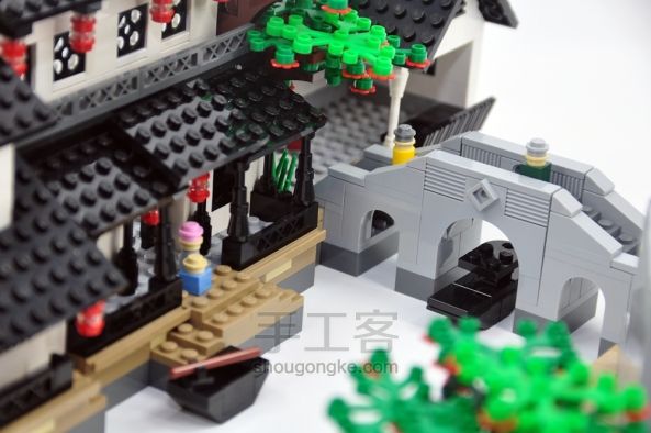 水乡--LEGO写意作品（erickou原创） 第11步