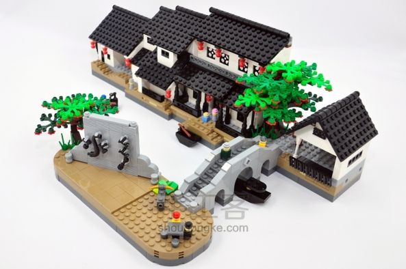 水乡--LEGO写意作品（erickou原创） 第13步