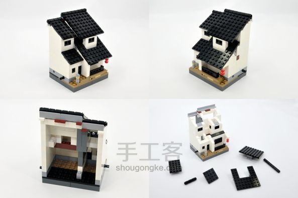 水乡--LEGO写意作品（erickou原创） 第16步