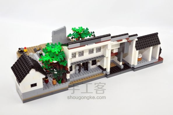 水乡--LEGO写意作品（erickou原创） 第14步